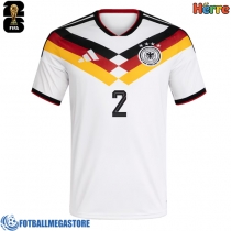 Fotballdrakt Herre Tyskland Antonio Rudiger #2 Hjemmedrakt VM 2026 Kortermet